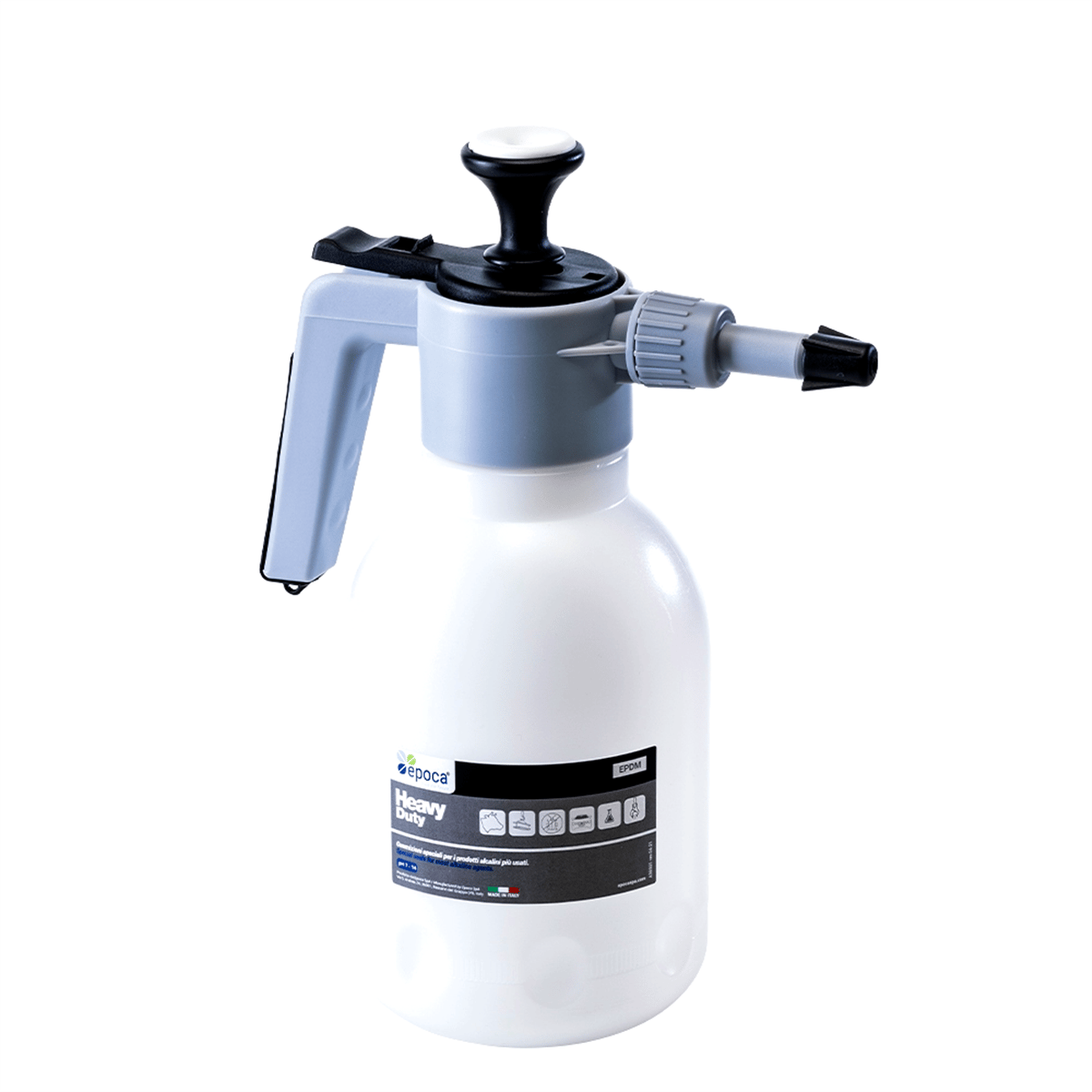 EPOCA HEAVY DUTY ALFA TEC ALKALİ VE ALKOL DAYANIMLI BASINÇLI POMPA 2 LT. EPDM(GRİ/BEYAZ)