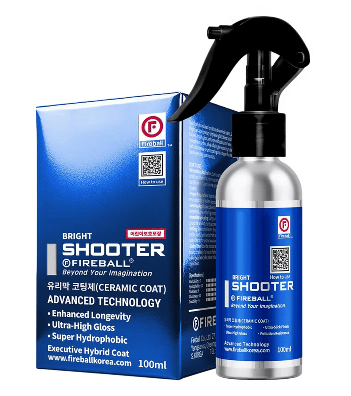 FİREBALL SHOOTER BRIGHT 100 ml SERAMİK KAPLAMA