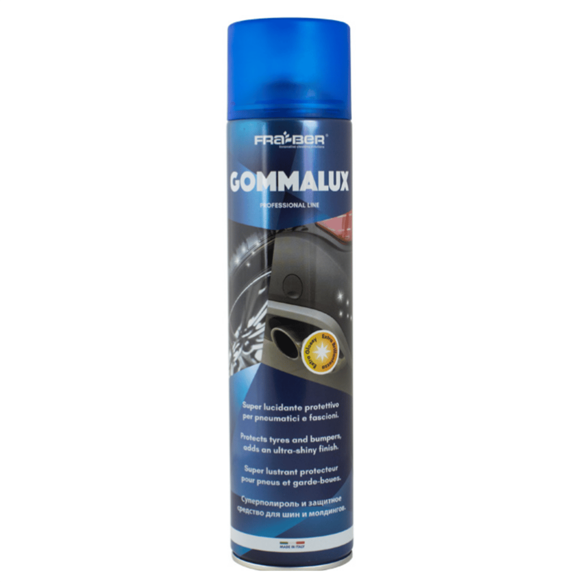 FRABER GOMMALUX 600 ML UZUN SÜRE ETKİLİ LASTİK PARLATICI