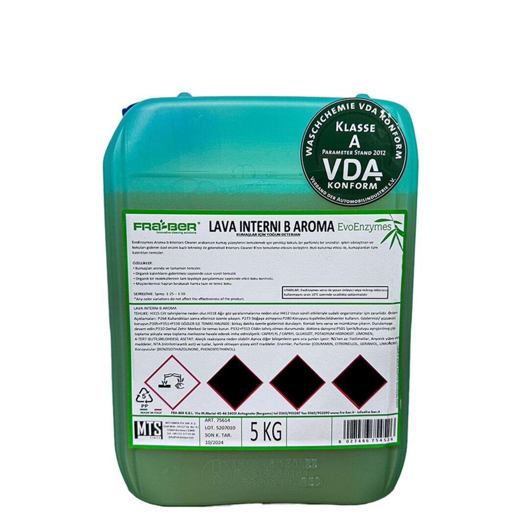 FRABER LAVA INTERNI B AROMA - 5 kg - LINEA EVOENZYMES