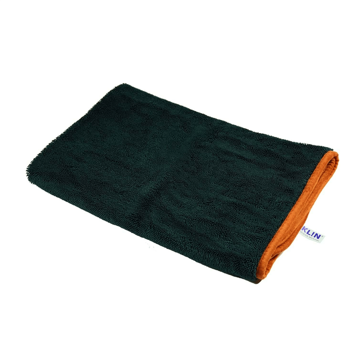 KLIN Drying Zero HD Mikrofiber Kurulama Havlusu 800 GSM (Mavi - Siyah) - 90x70 cm