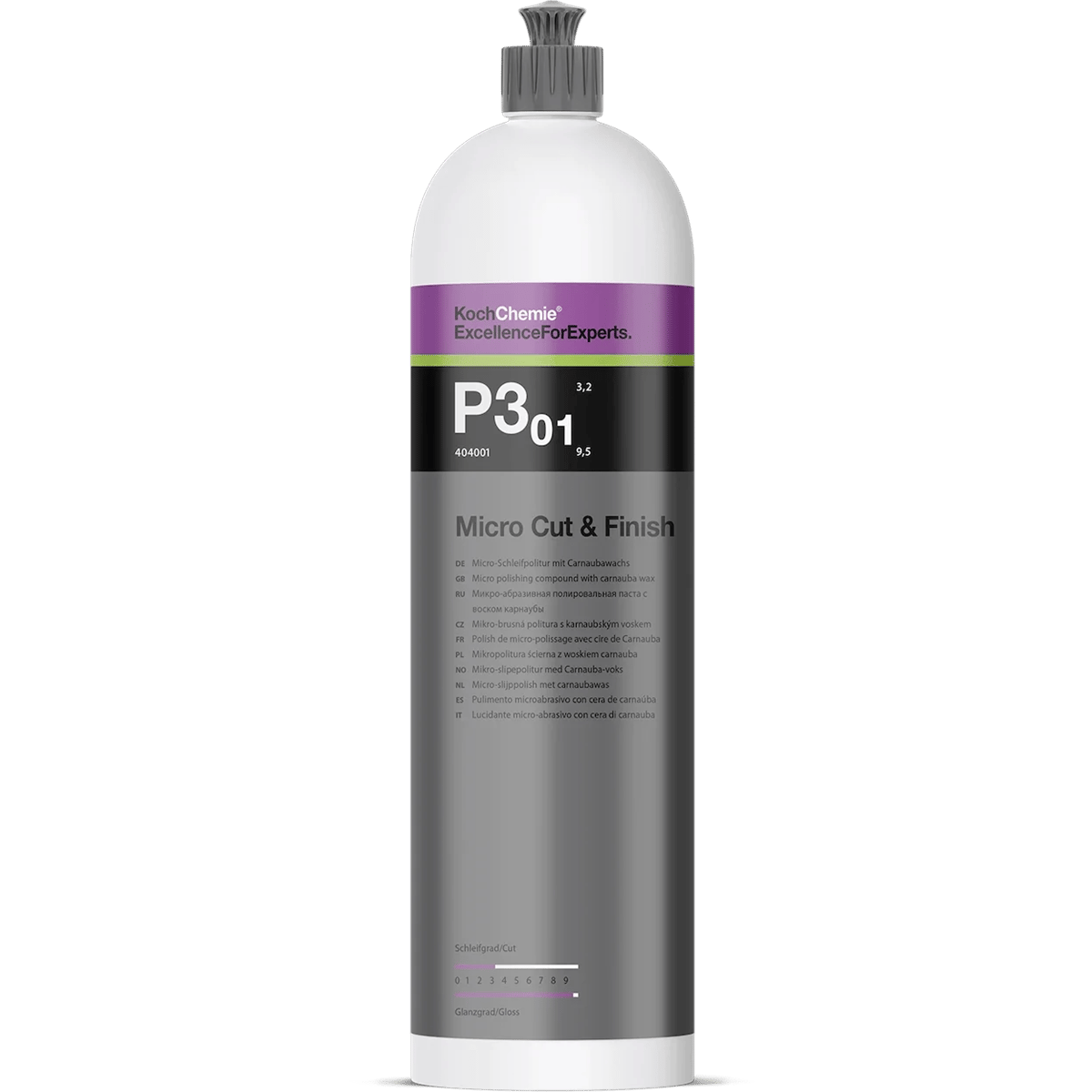 KOCH CHEMIE P3 01 MICRO CUT & FINISH CARNABAU BOYA KORUYUCU 1 LT