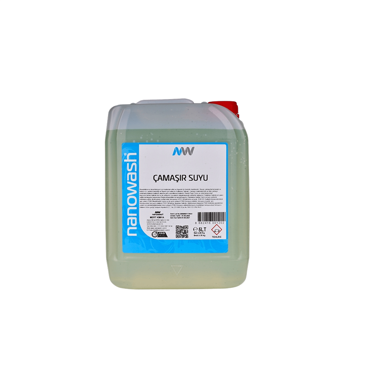 Nanowash Çamaşır Suyu 5 Lt