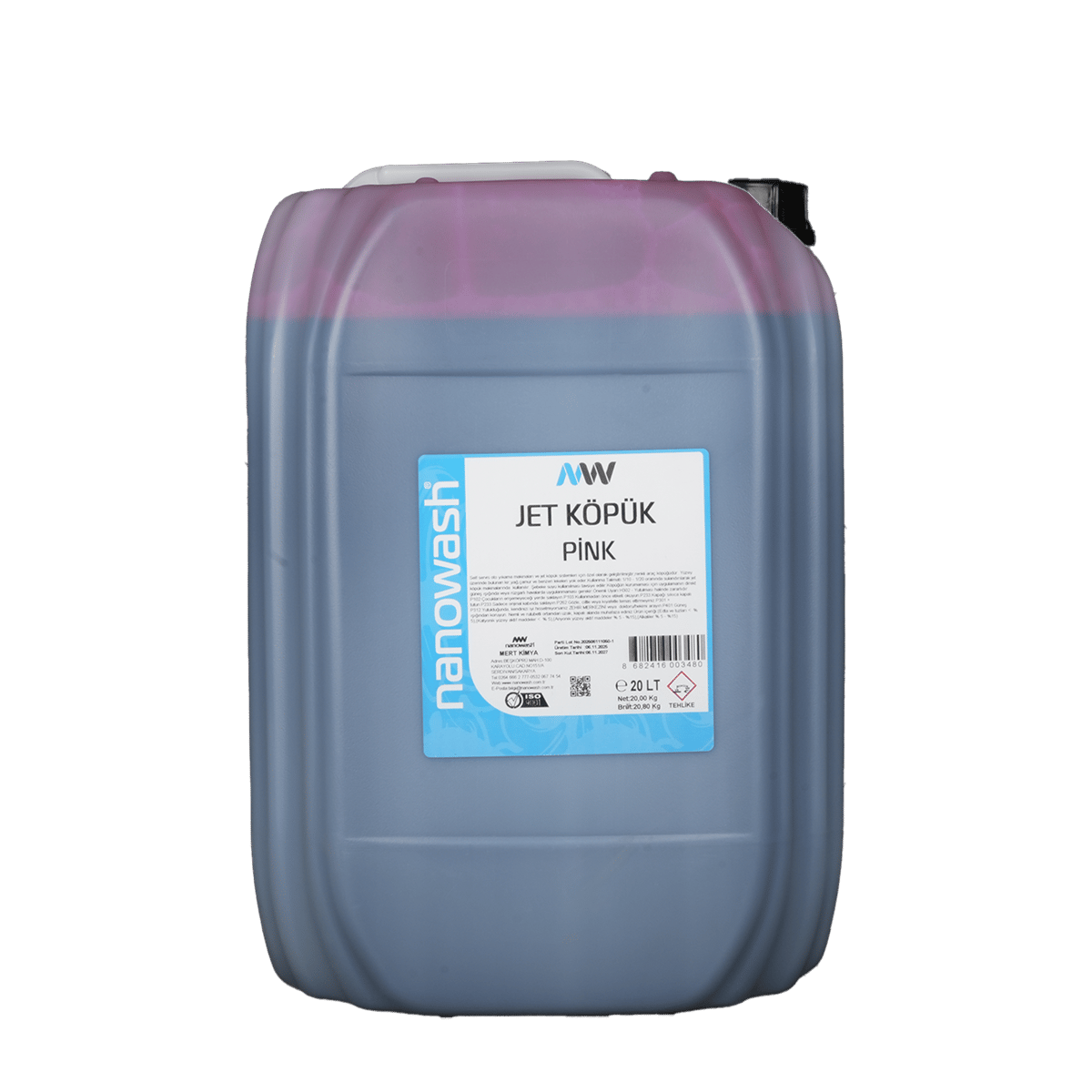 Nanowash Jet Köpük Pink 20 Lt