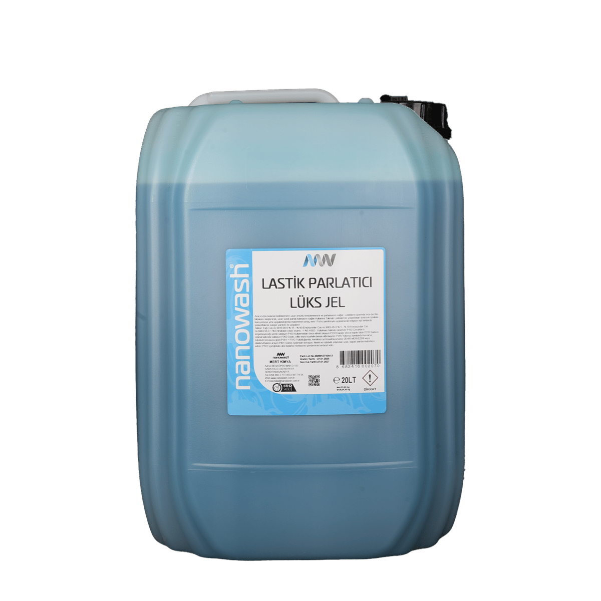 Nanowash Lastik Parlatıcı Lüks Jel 20 Lt
