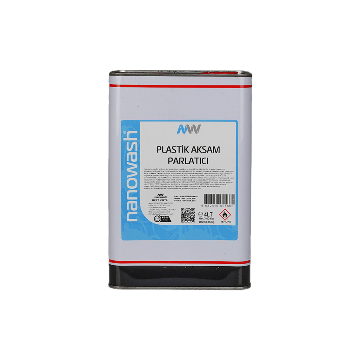 Nanowash Plastik Trim Yenileyici 4 Lt