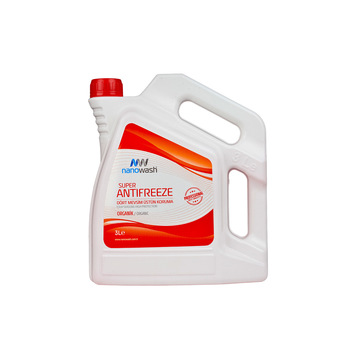 Nanowash Super Antıfreeze Organıc Kırmızı 3 Lt