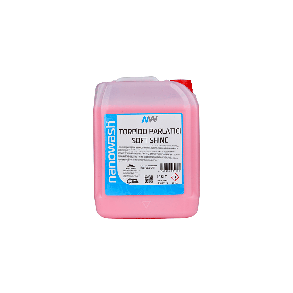 Nanowash Torpido Parlatıcı Soft Shıne 5 Lt