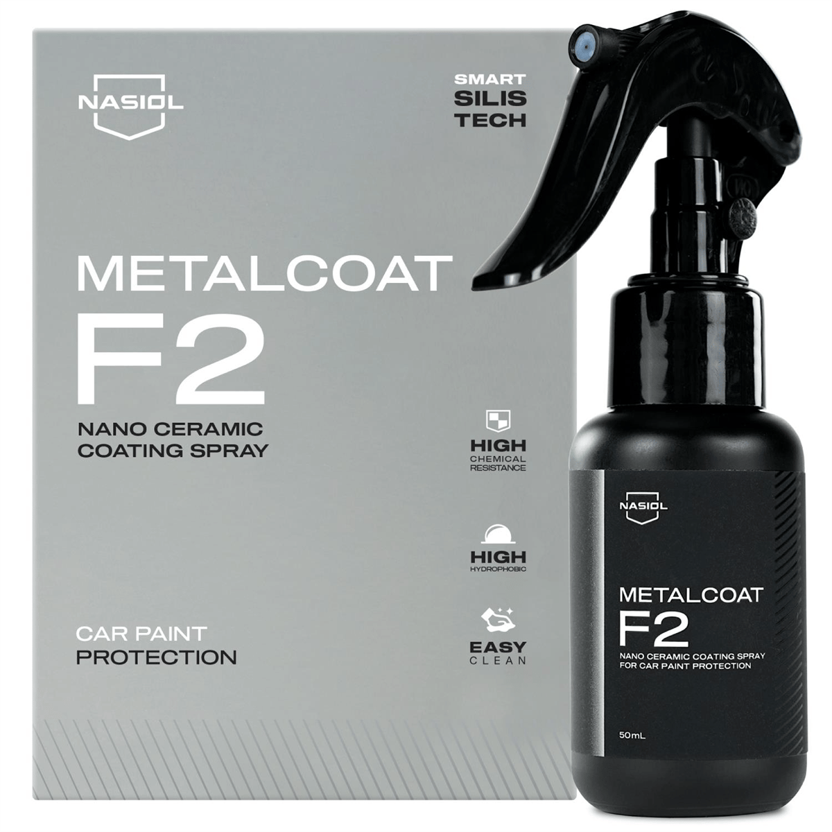 Nasiol Metal Coat F2 Hızlı Nano Boya Koruma 50 ml