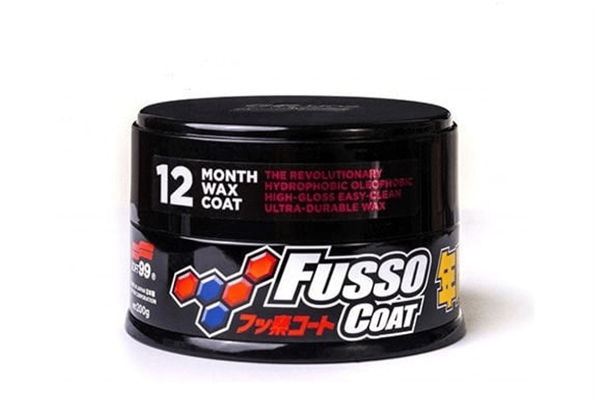 SOFT99 FUSSO COAT 12 AYLIK WAX KOYU RENK AVRUPA VERSİYON 200GR.
