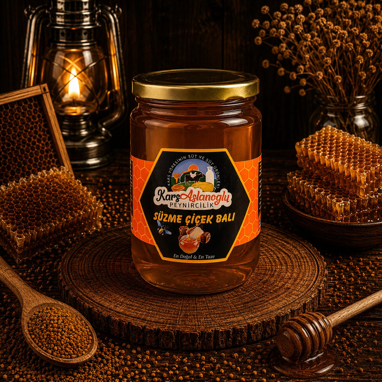 KARS SAF SÜZME ÇİÇEK BAL 1 KG