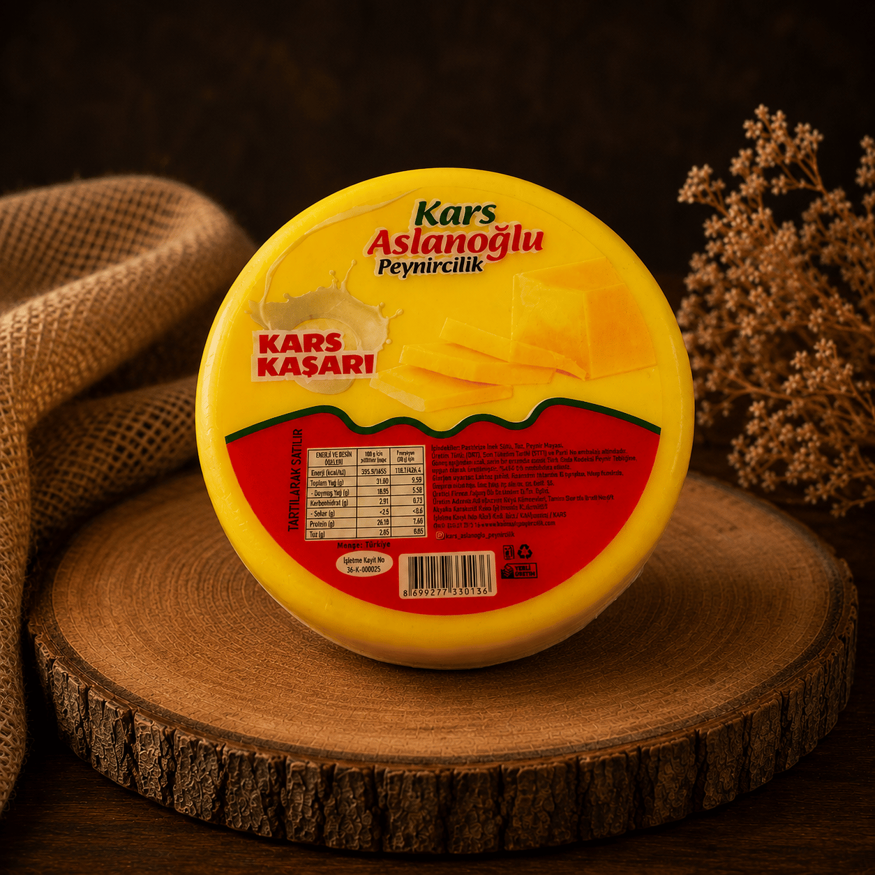 KARS TAZE KAŞAR PEYNİRİ ŞİRDEN MAYALI