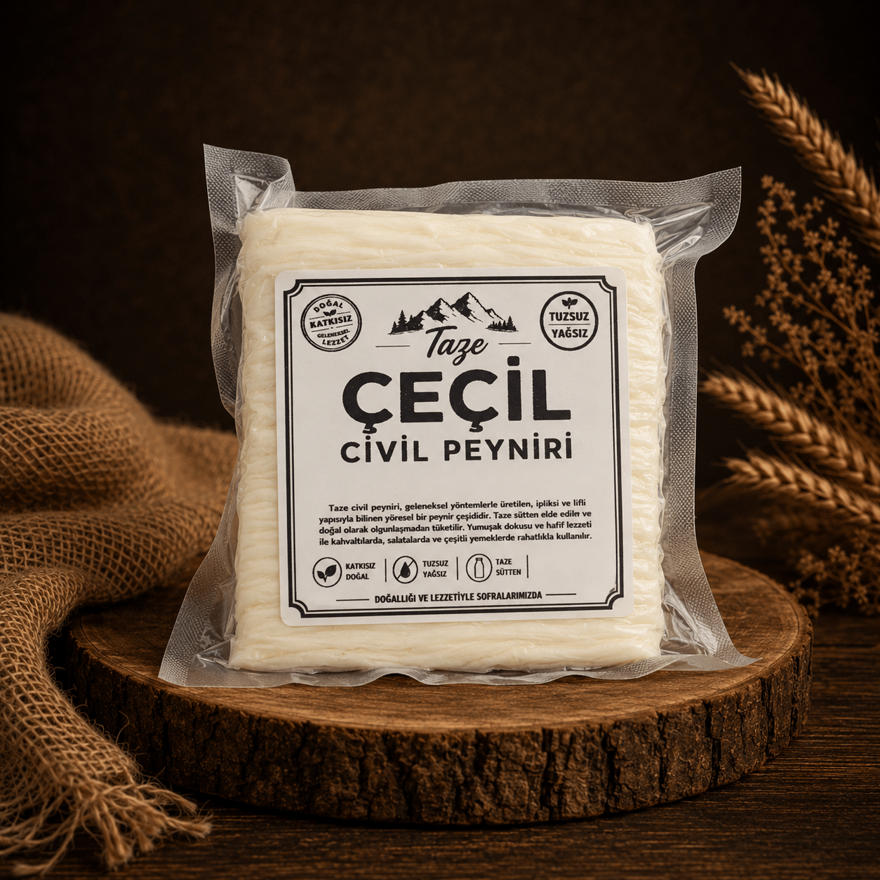 TAZE ÇEÇİL ( CİVİL ) PEYNİR VAKUMLU 1 KG