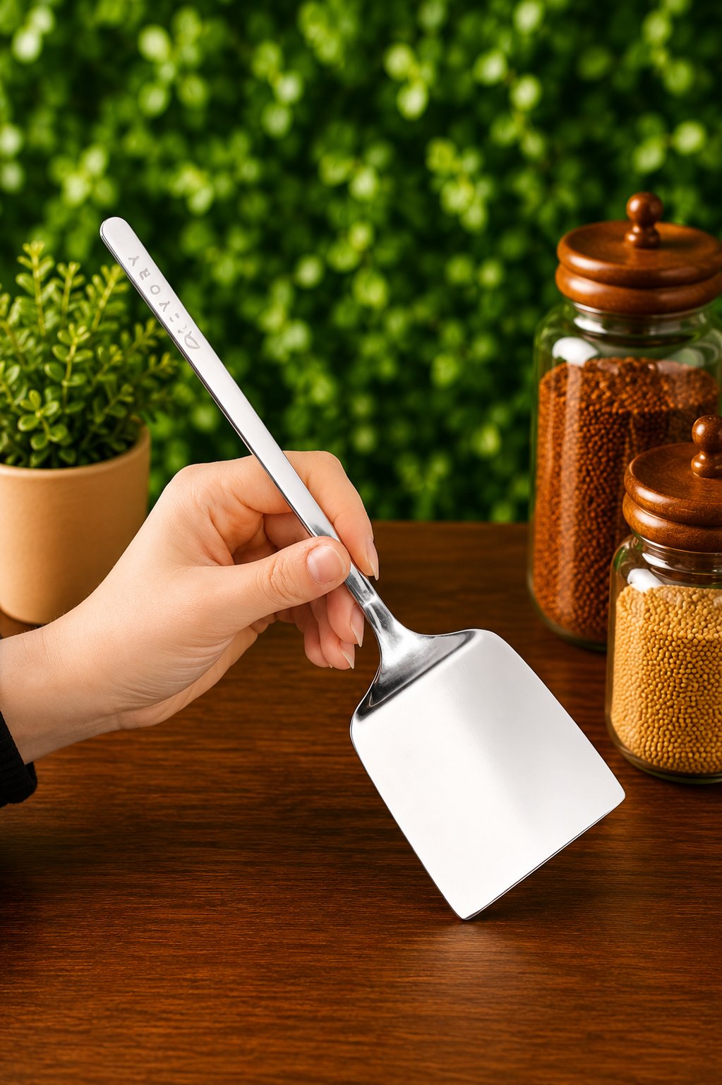 IVORY PASLANMAZ ÇELİK SERVİS SPATULASI