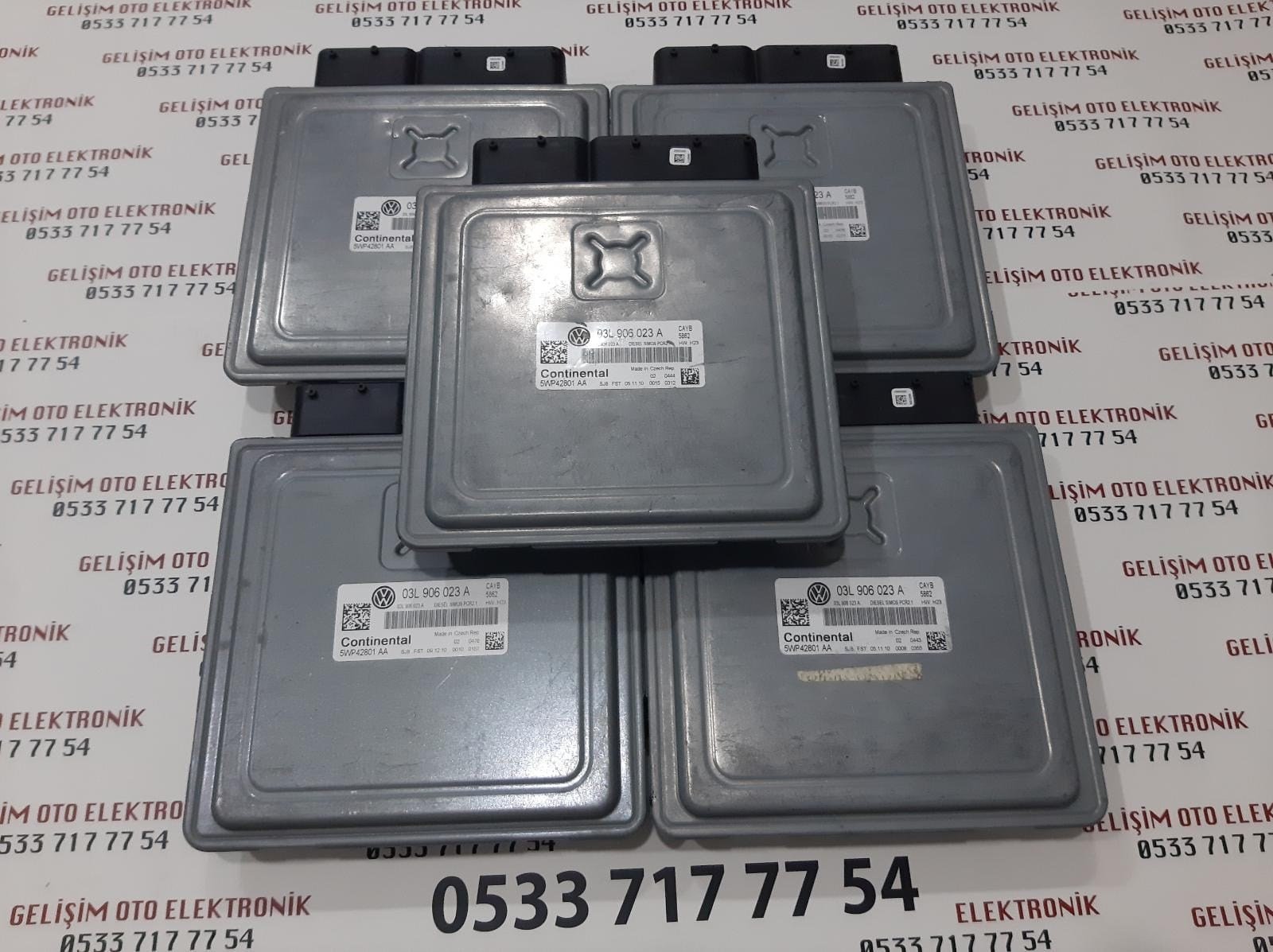 03L906023A PCR2.1 5WP42675AA VW JETTA 1.6 TDI MOTOR BEYNİ