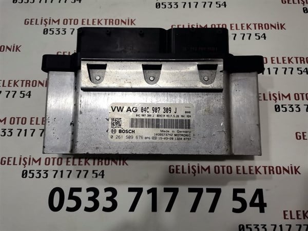 04C907309J 0261S09676 VOLKSWAGEN POLO 1.0 MOTOR BEYNİ 