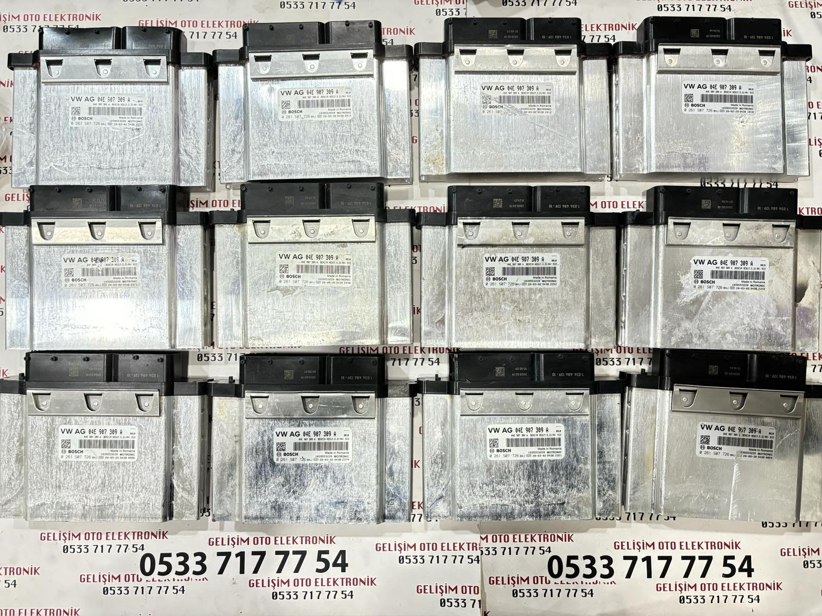 04E907309A 0261S07726 BOSCH MED17.5.21 VW GOLF 7 AUDI A3 SEAT LEON SKODA OCTAVIA 1.2 1.4 TSI MOTOR BEYNİ ECU