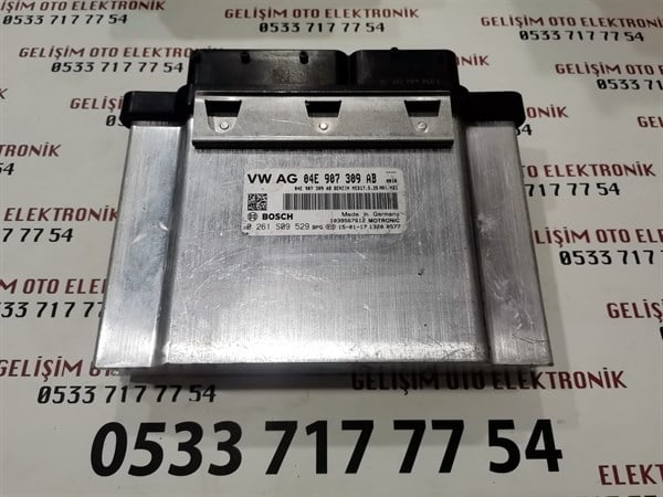 04E907309AB 0261S09529  SIFIR BOSCH MED17.5.25 VW GOLF 7 PASSAT B8 POLO 1.4 TSI MOTOR BEYNİ ECU