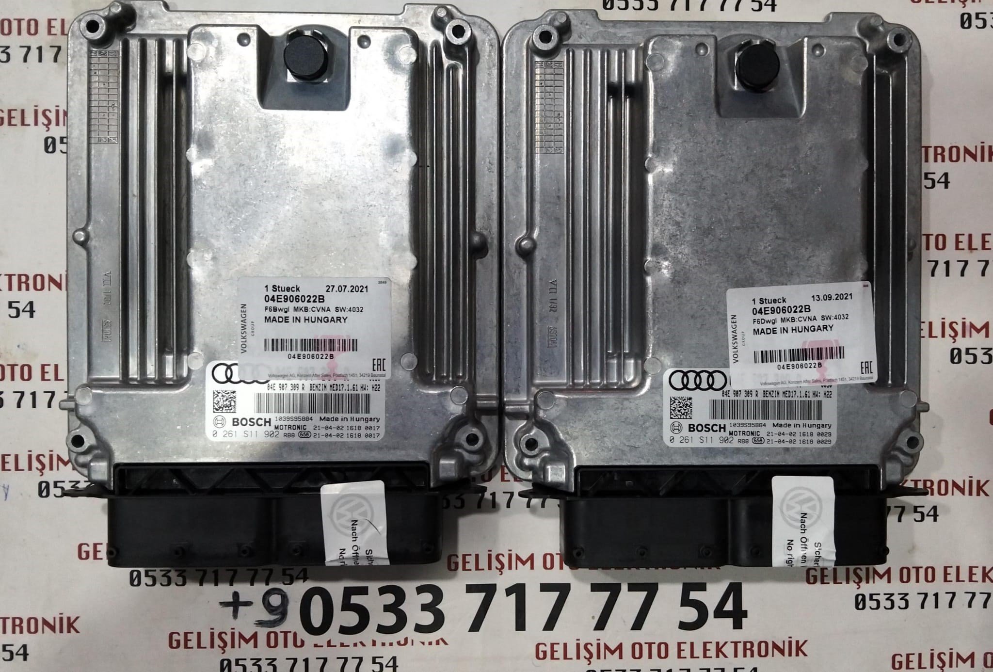 04E907309R 0261S11902 1039S95884 MED17.1.61 AUDI A4 MOTOR BEYNİ 