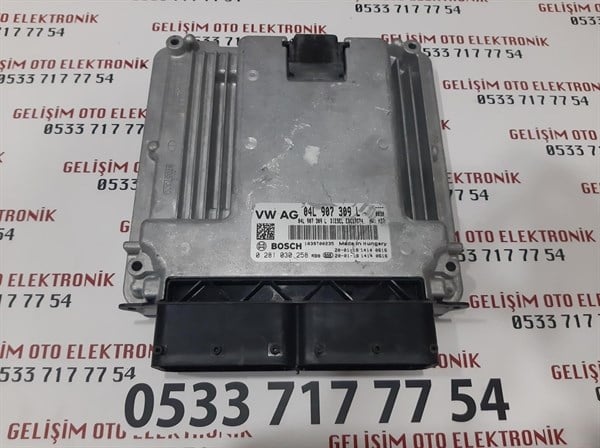 04L907309L 0281030258 1039T00235 EDC17C74 AUDI A4  SIFIR MOTOR BEYNİ