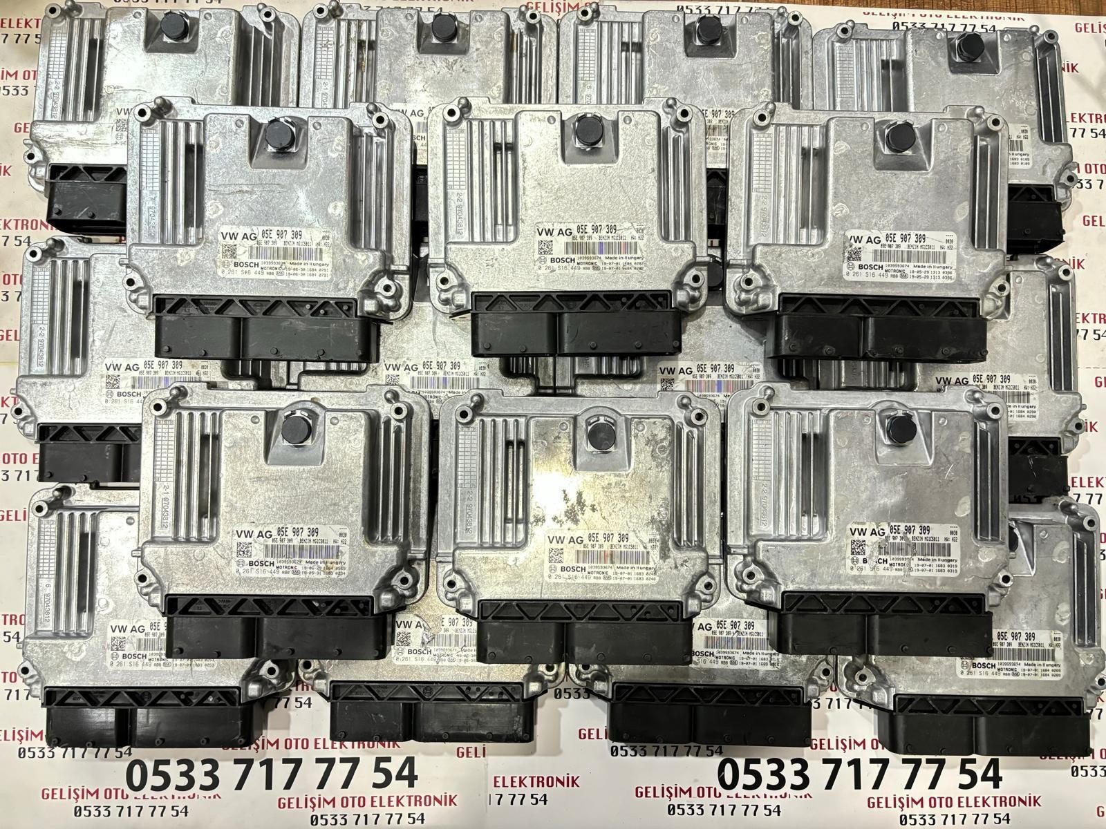 05E907309 0261S16449 1039S93498 MG1CS011 VW GOLF MOTOR BEYNİ