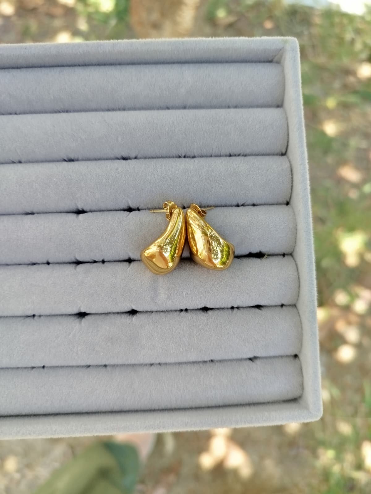Gold Çelik Küpe