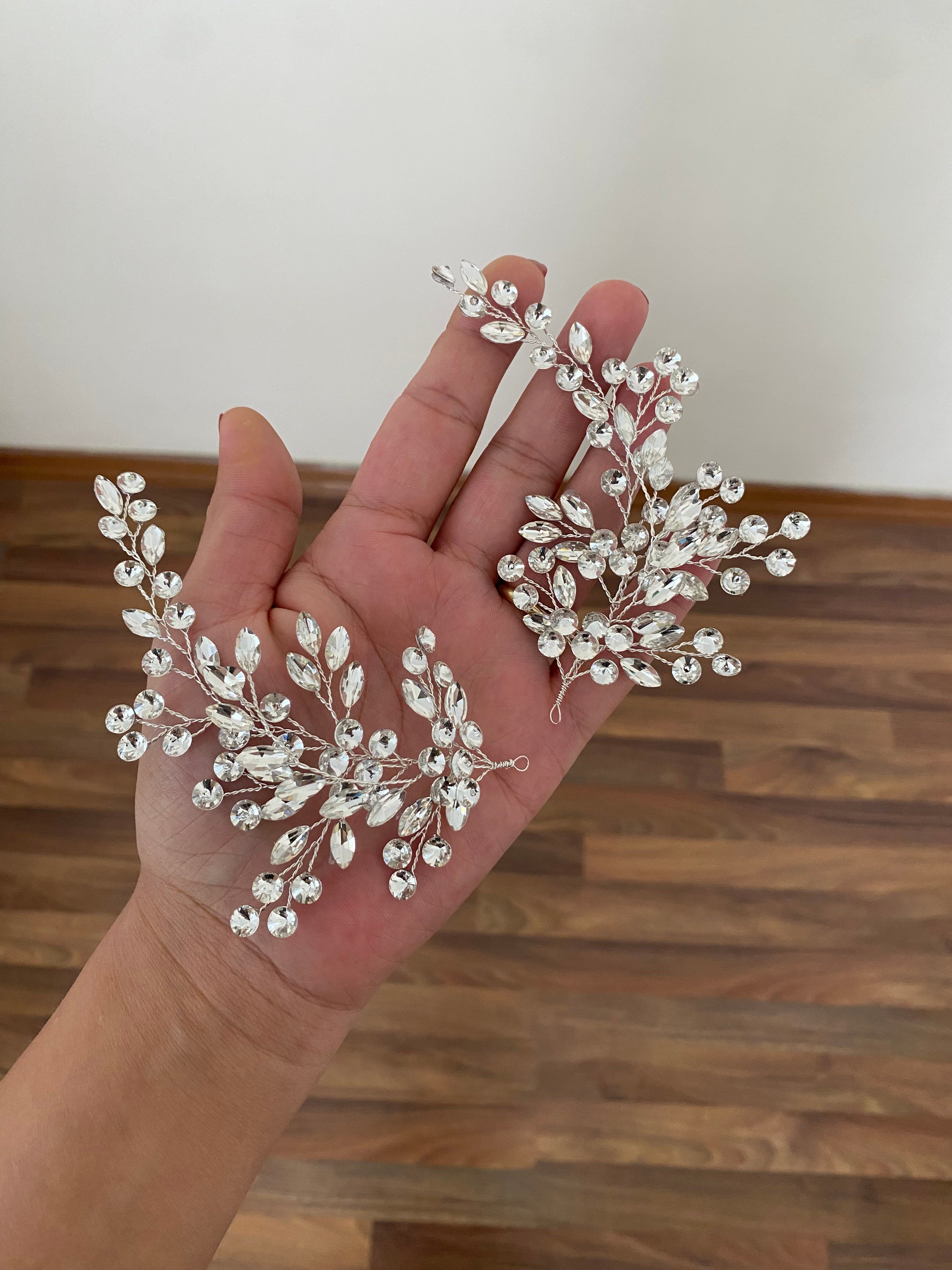  KRİSTAL GELİN TOKASI İKİLİGİZEM ACCESSORY