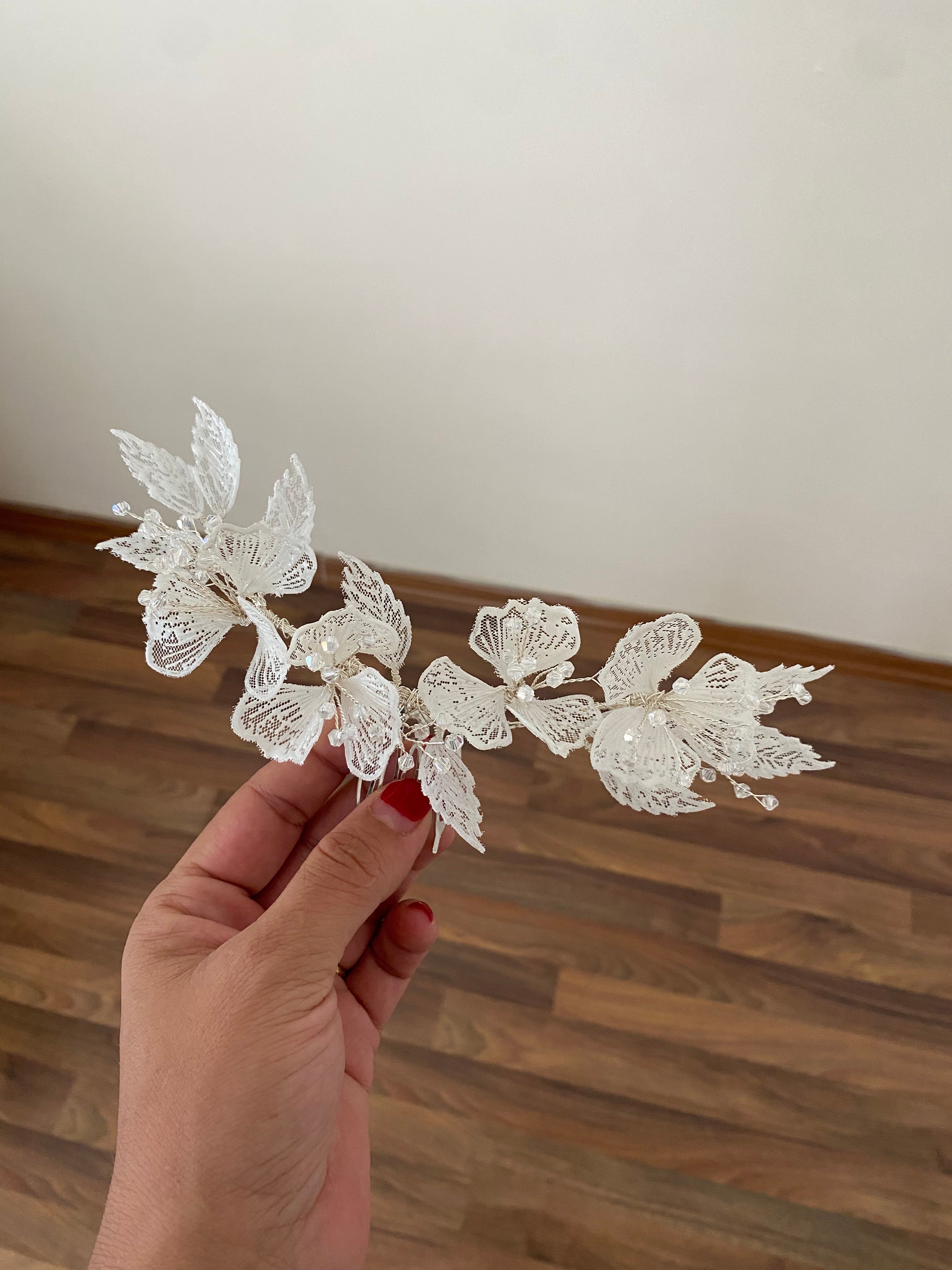 ÇİÇEKLİ GELİN SAÇ TOKASIGİZEM ACCESSORY