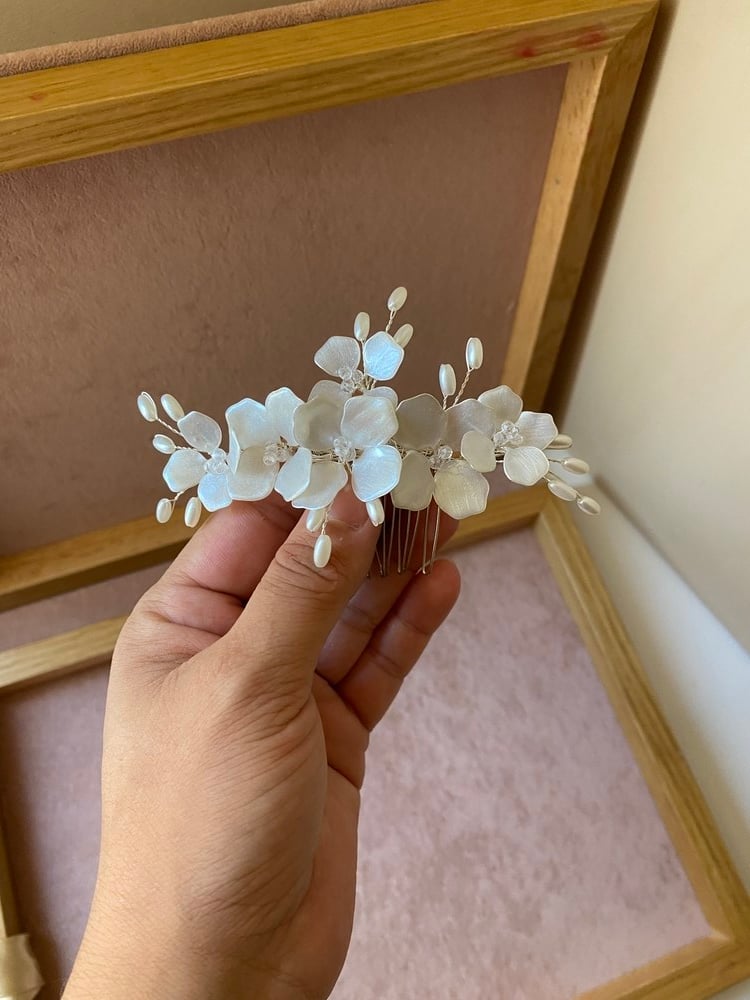 GÜMÜŞ TEL DETALI GELİN SAÇ TOKASIGİZEM ACCESSORY