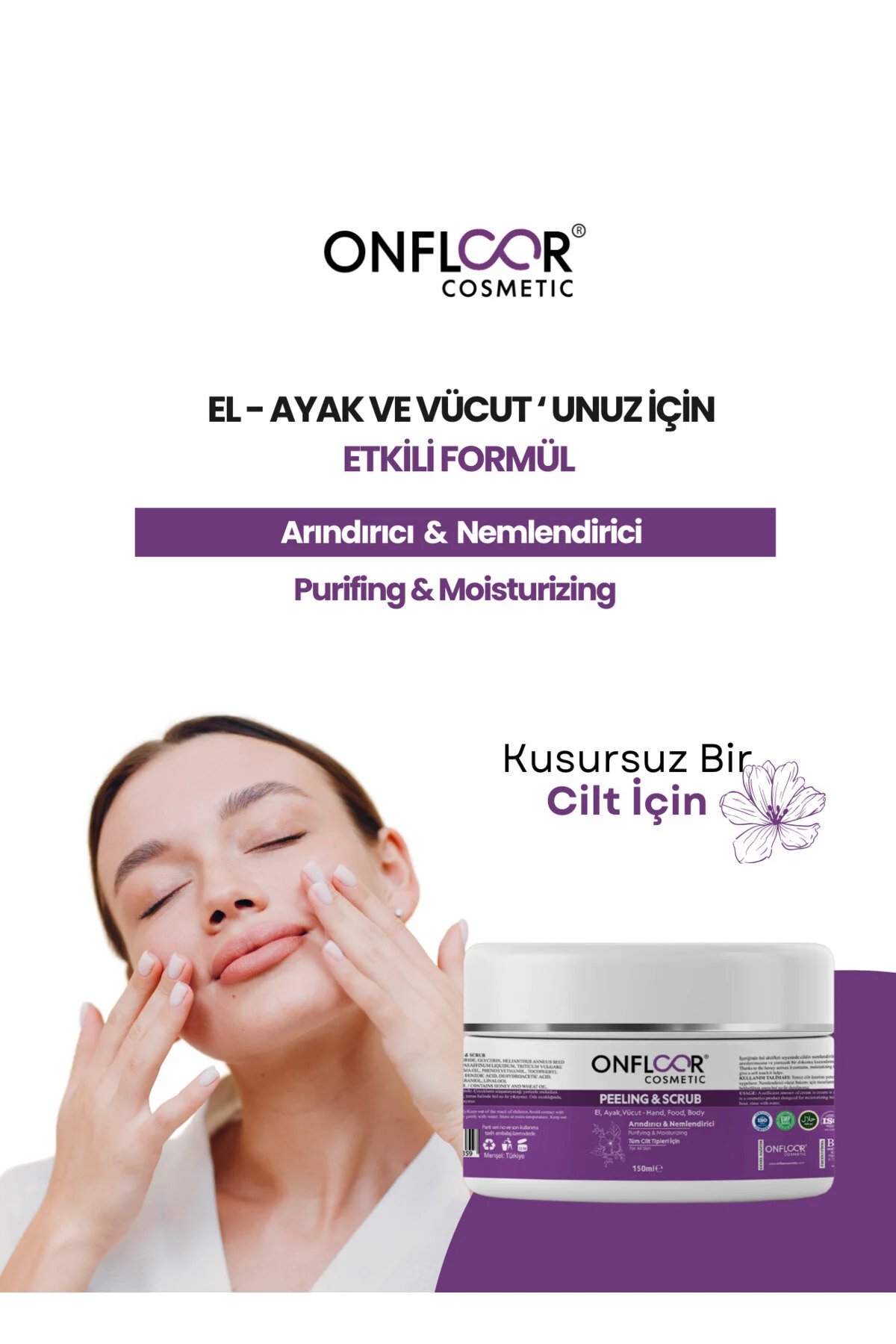 Çilek Görünümü ve Pürüz Karşıtı Yenileyici Vücut Peelingi 150 ml
