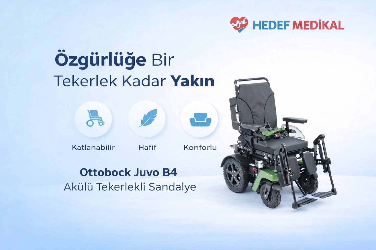 Ottobock Juvo B4 Akülü Tekerlekli Sandalye