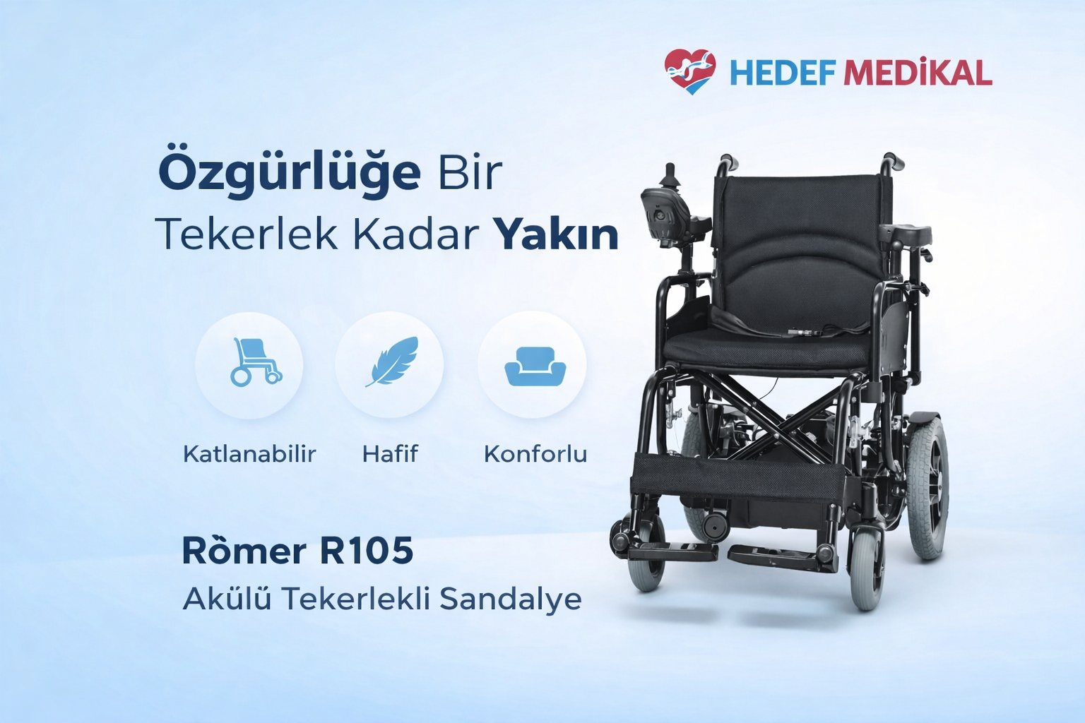 Römer R105 Akülü Tekerlekli Sandalye