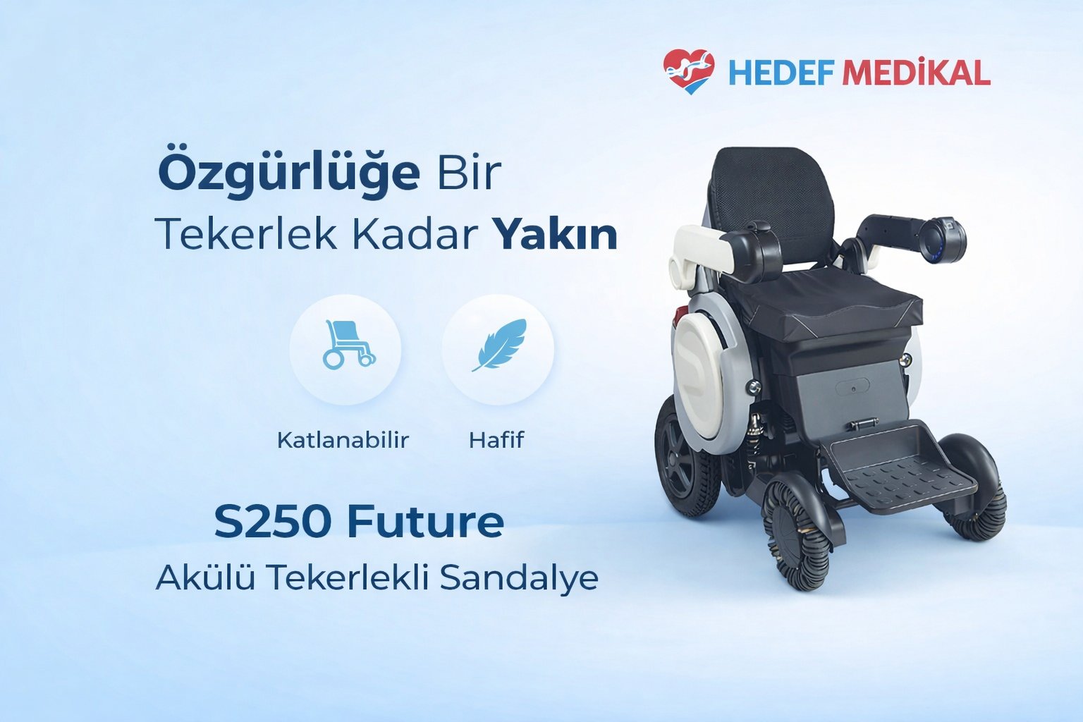 S250 Future Akülü Tekerlekli Sandalye