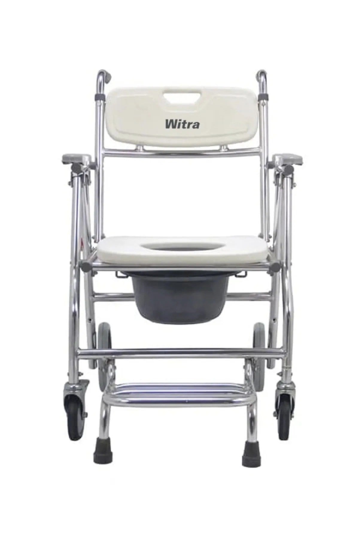Witra W554 Banyo Ve Tuvalet Özellikli Lazımlıklı Alüminyum Tuvalet Ve Banyo Sandalyesi İthal