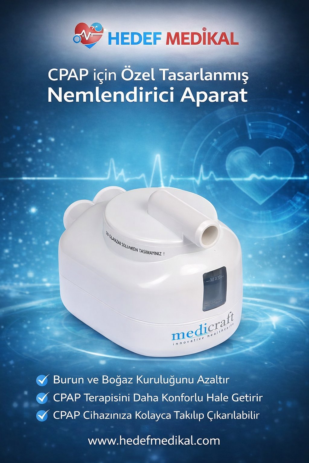 Medicraft VESTEL Nemlendirici Aparatı