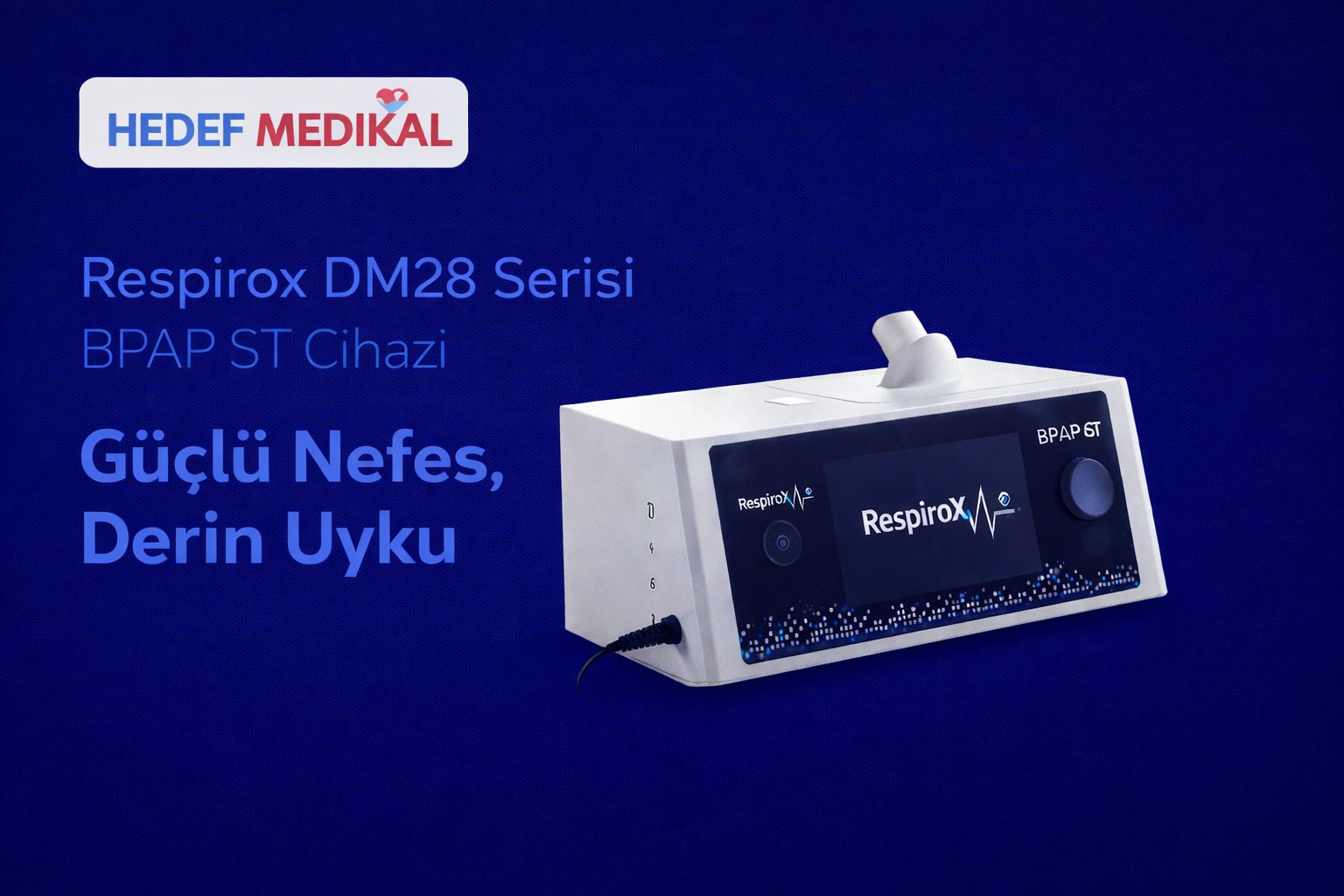 Respirox DM28 Serisi BPAP ST Cihazı