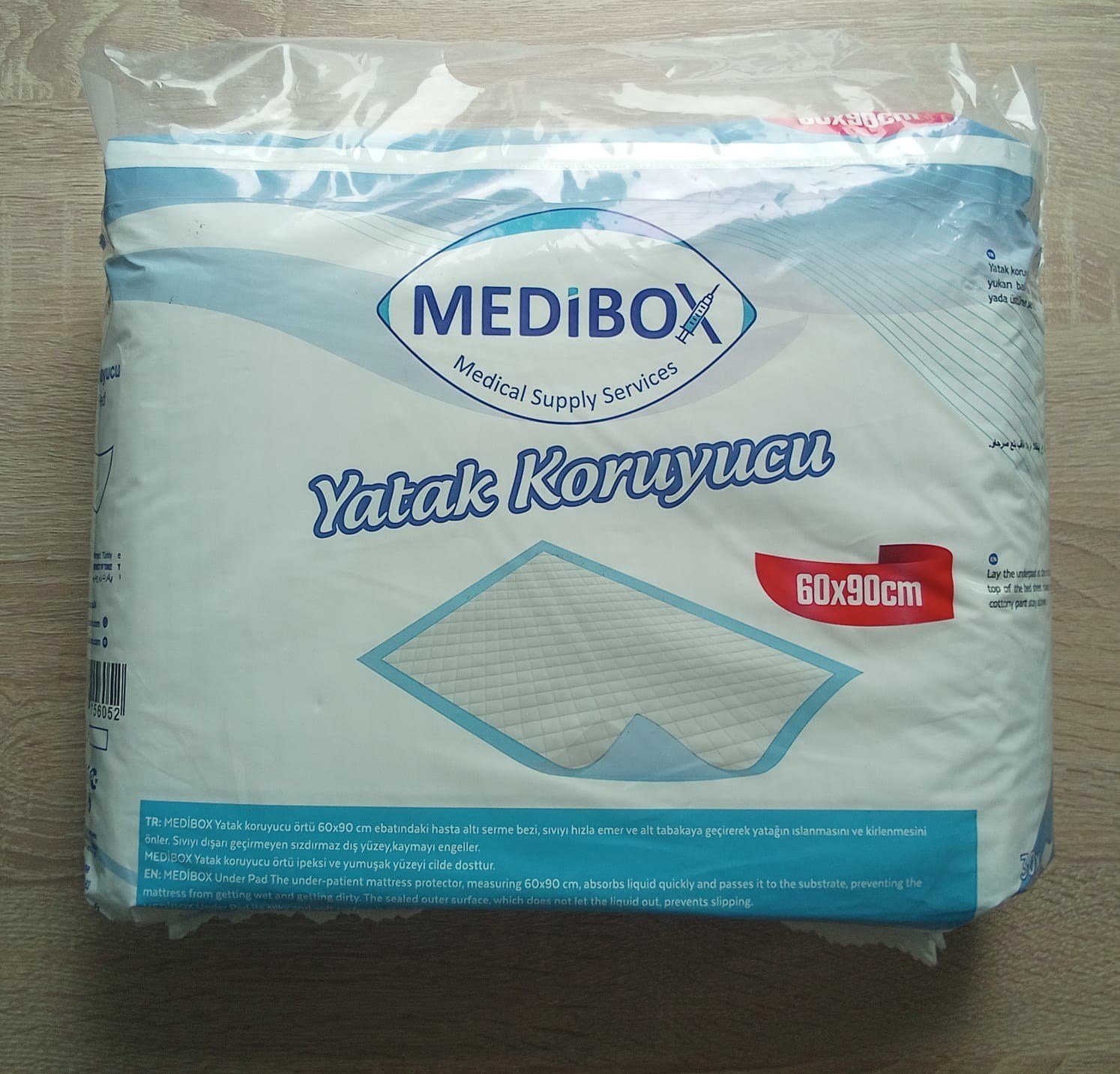 MEDİBOX YATAK KORUYUCU 60X90 30 ADET