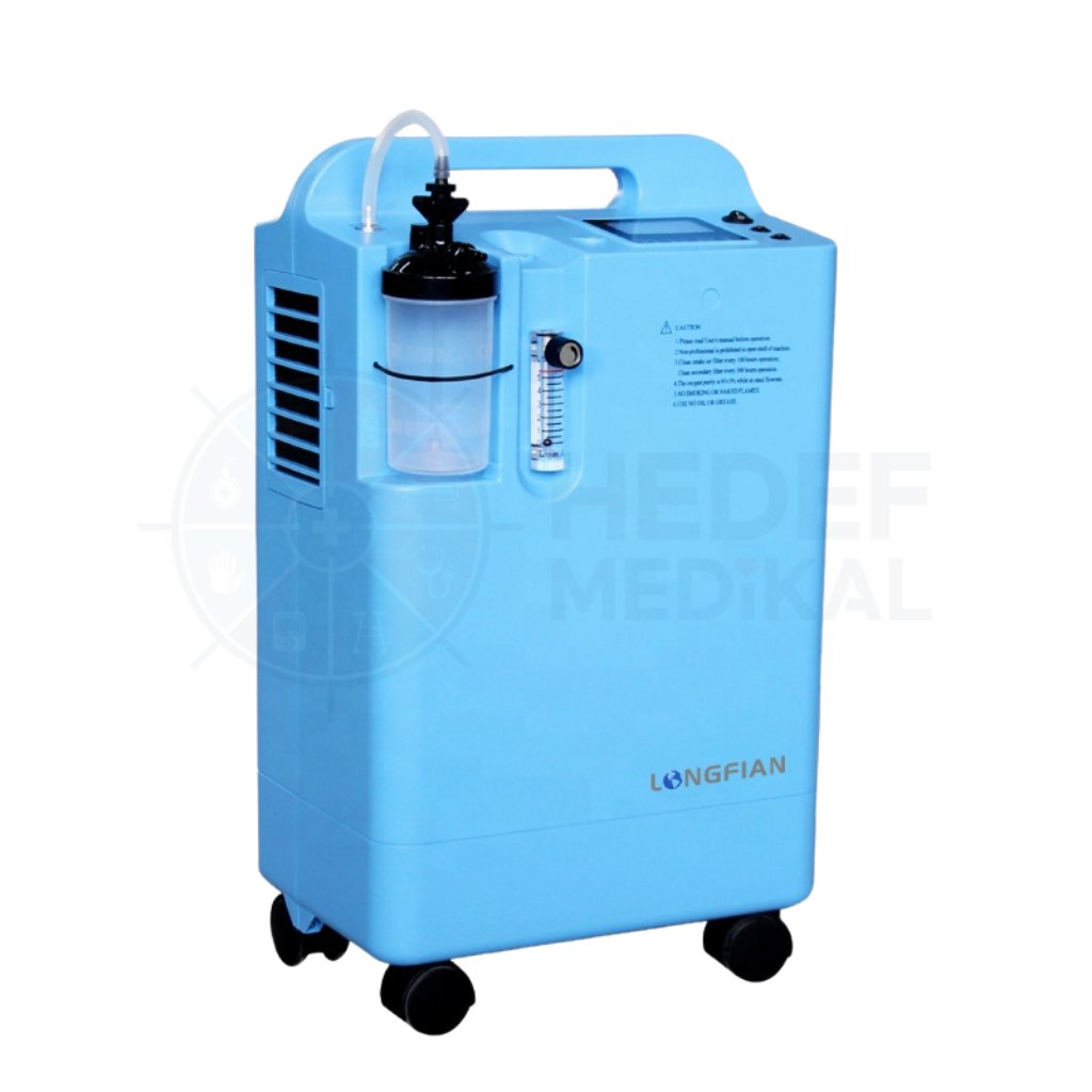Longfian JAY-5BW 5 Litre Oksijen Konsantratörü  Ev Tipi Sessiz Oksijen Cihazı