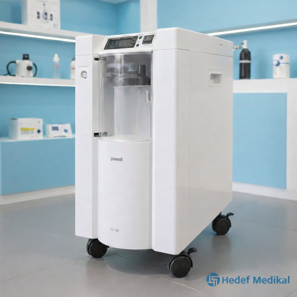 Yuwell 7F-5B Oksijen Konsantratörü 5 Litre