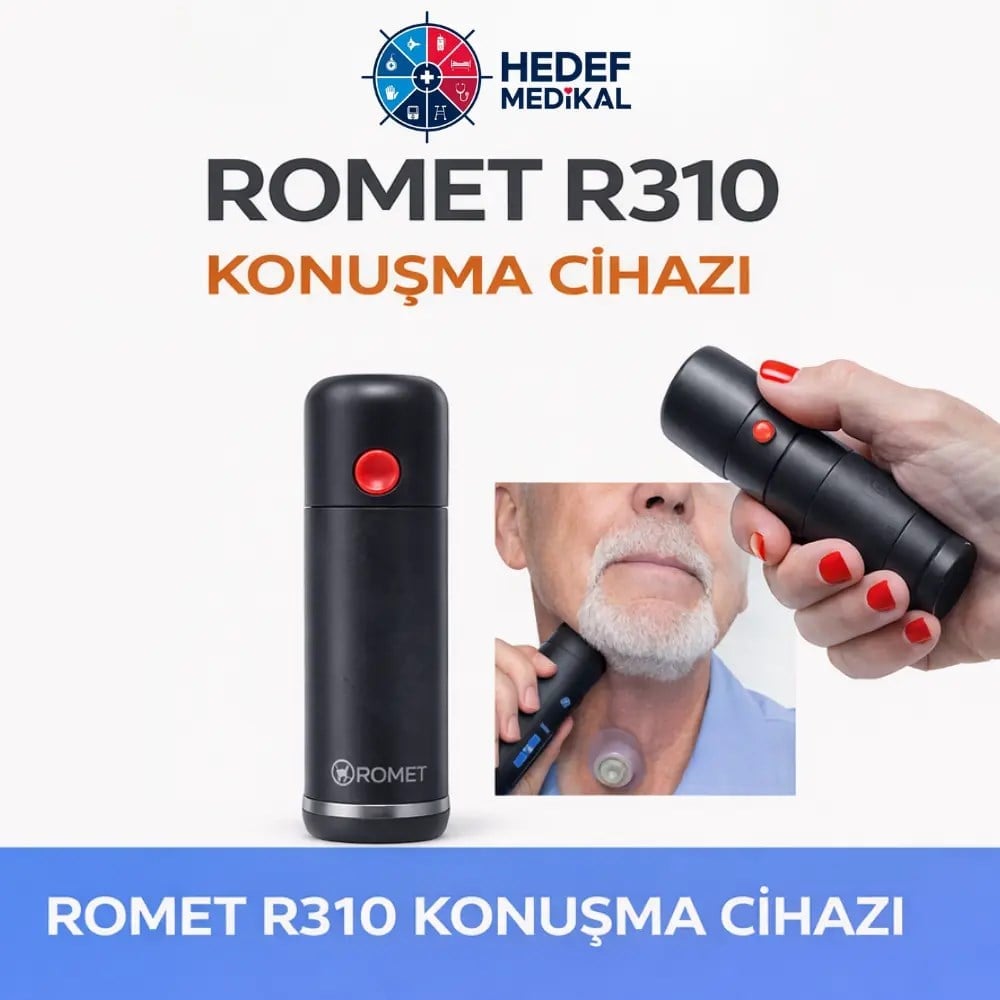 Romet R310 Premium Alüminyum Gövde Dijital Ses ve Ton Ayarlı Elektrolarenks Konuşma Cihazı