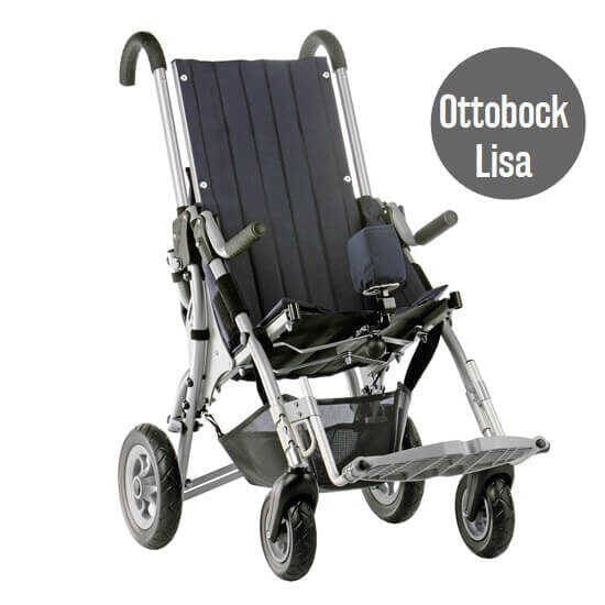 Ottobock Lisa Katlanabilir Engelli Puseti, Ayarlanabilir Ortopedik Oturma Alanı
