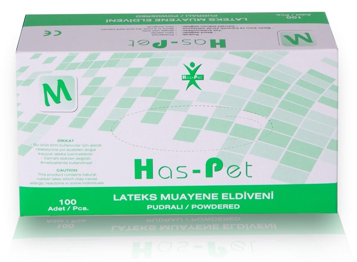 Haspet Pudralı M Eldiven
