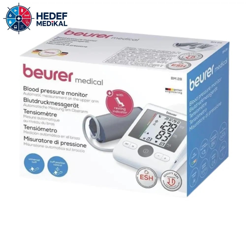 Beurer BM 28 Üst Kol Tansiyon Ölçüm Cihazı (4 Kullanıcı Hafızalı)