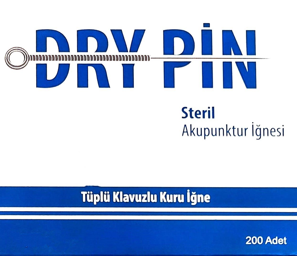 Steril Tüplü Klavuzlu Kuru Akupunktur İğnesi