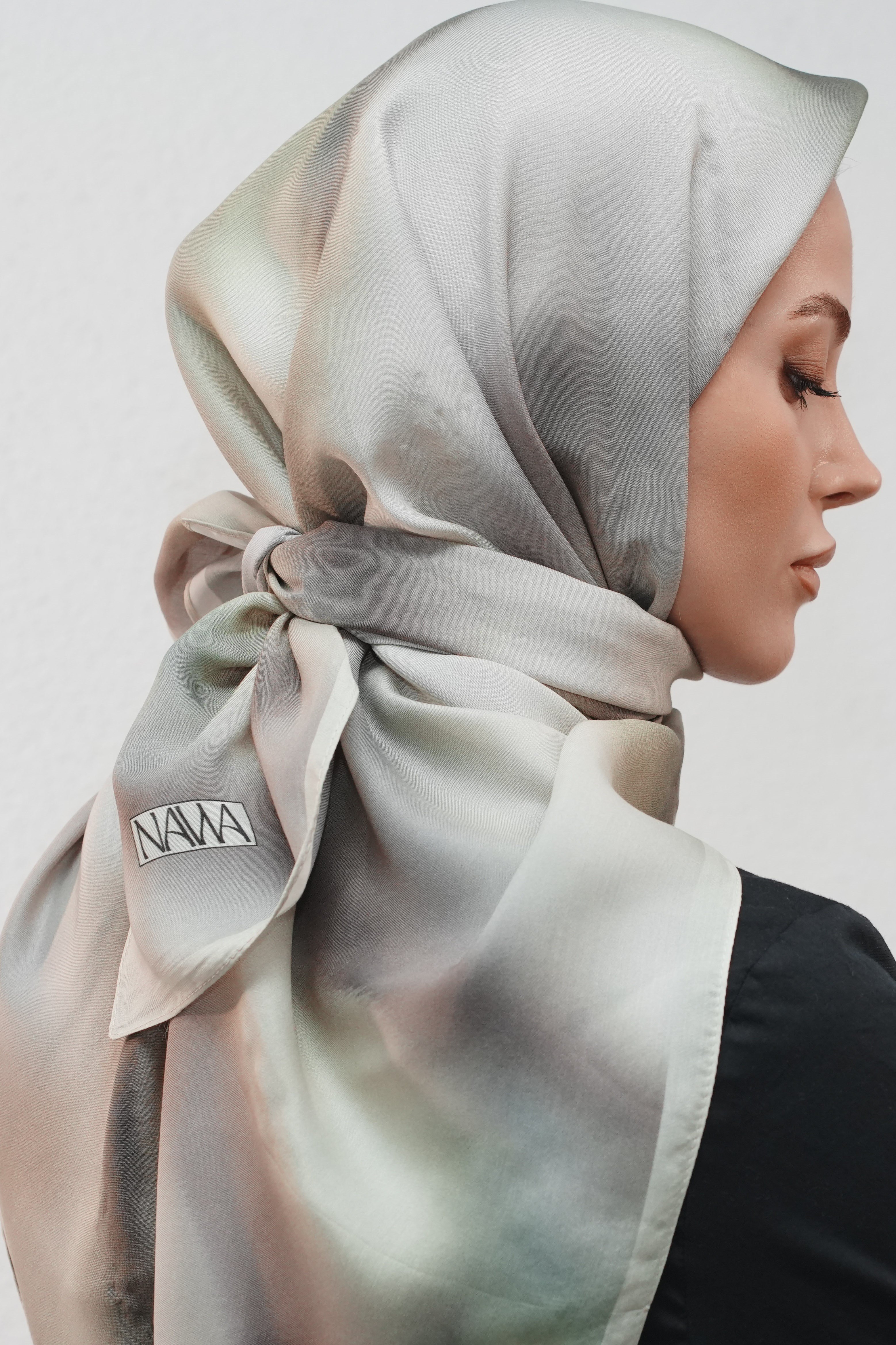Batik Desenli Floş Viskon Eşarp