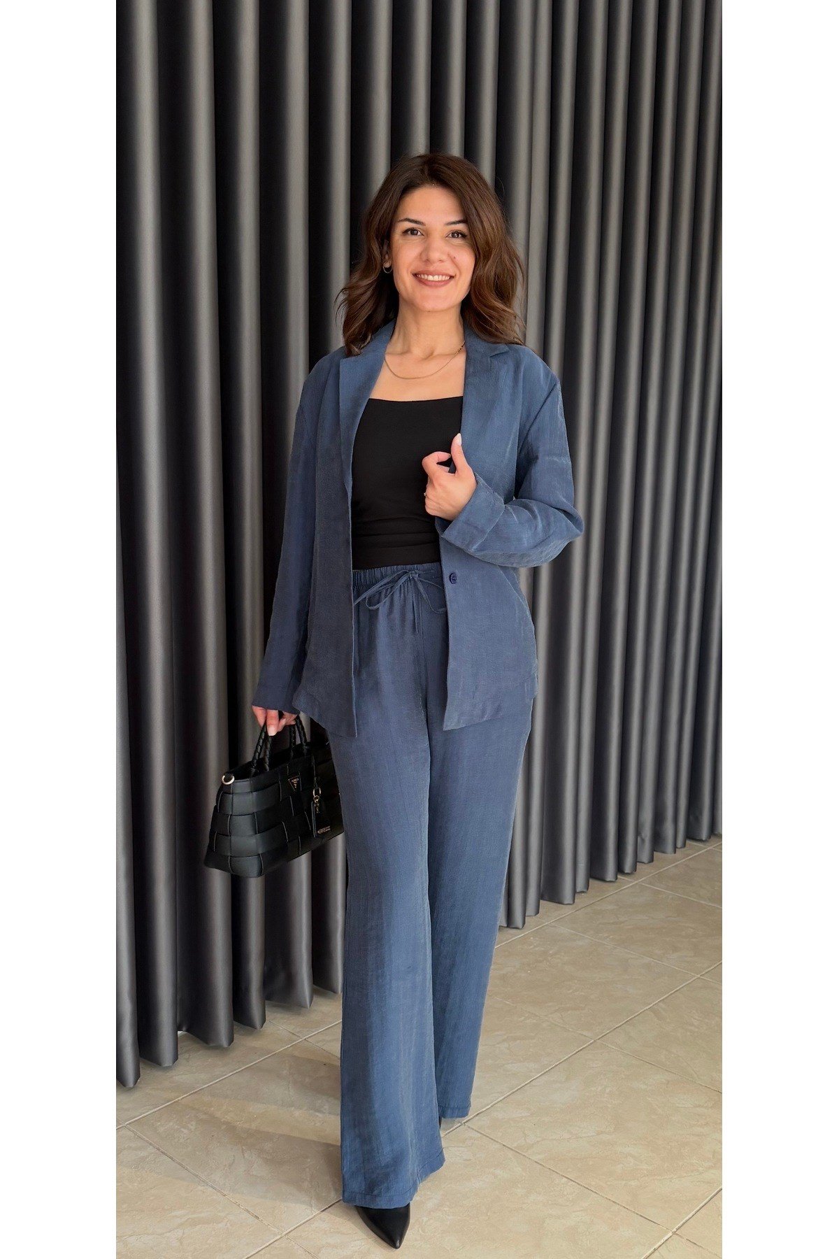Blazer ceket pantolon takım