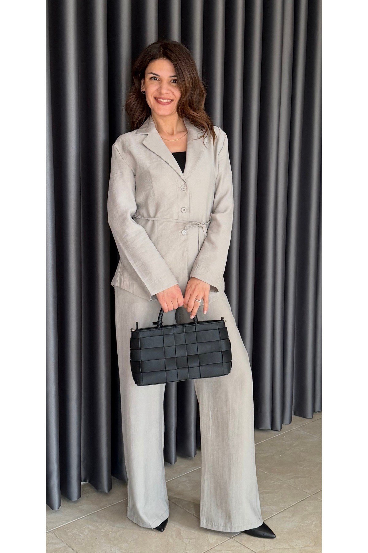 Blazer ceket pantolon takım