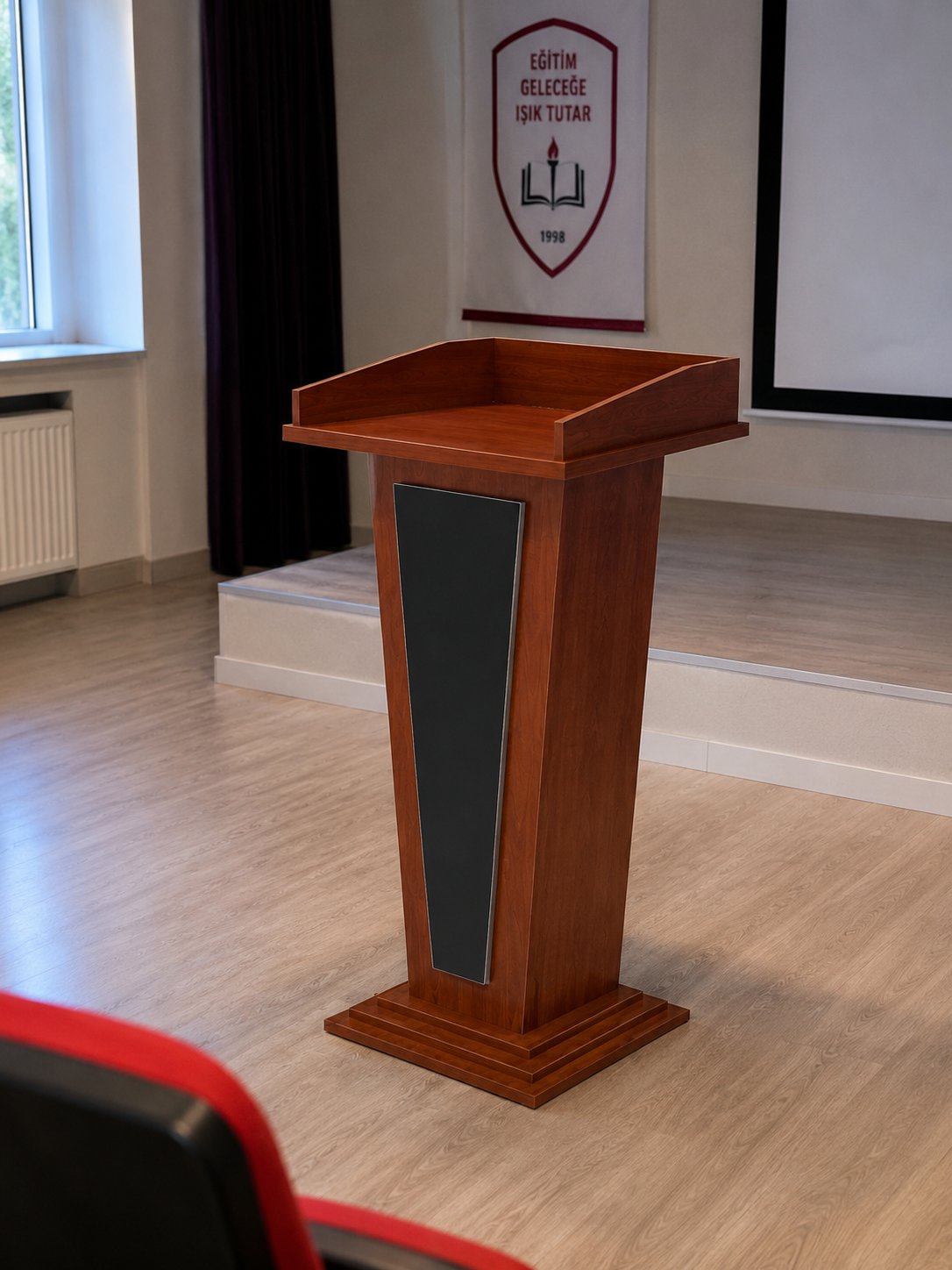 Ahşap Konuşma Kürsüsü – Okul ve Konferans Salonu Protokol Kürsüsü