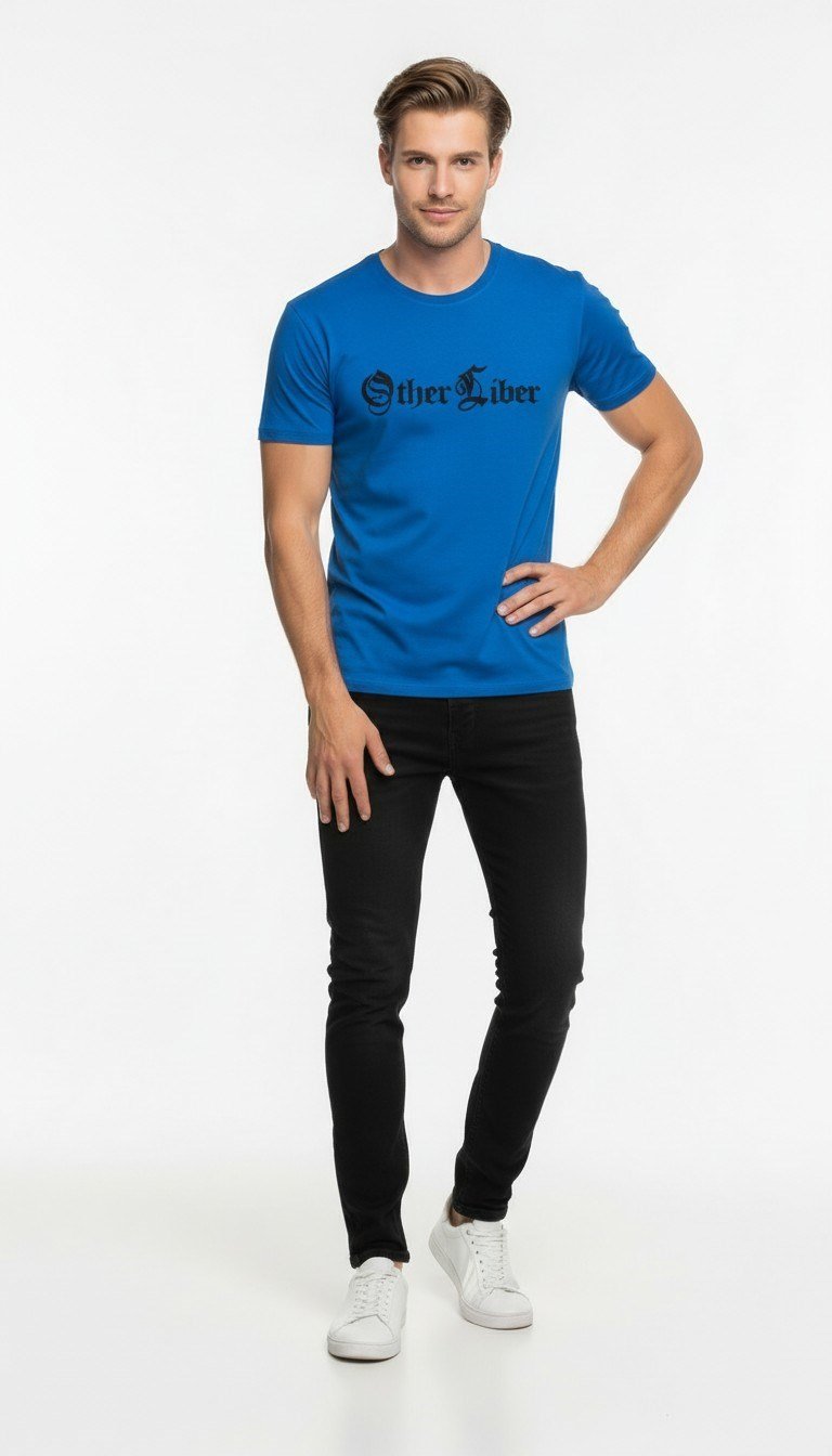 Erkek Modern Baskılı Günlük T-Shirt