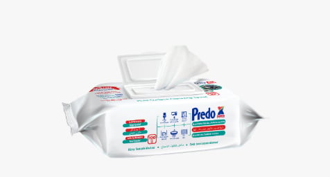 PREDO XPOWER Yüzey Temizlik Havlusu Beyaz Sabun 100 Adet